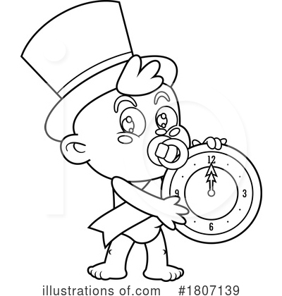 Clock Clipart #1807139 by Hit Toon