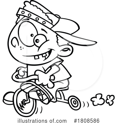 Trike Clipart #1808586 by toonaday