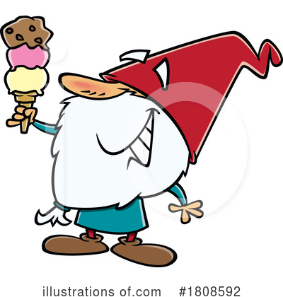 Ice Cream Cone Clipart #1808592 by toonaday
