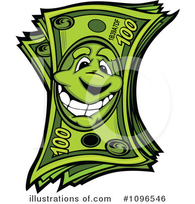 Royalty-Free (RF) Cash Clipart Illustration by Chromaco - Stock Sample #1096546