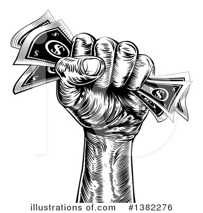 Royalty-Free (RF) Cash Clipart Illustration by AtStockIllustration - Stock Sample #1382276