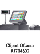 Cash Register Clipart #1704802 by Vector Tradition SM