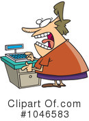Cashier Clipart #1046583 by toonaday