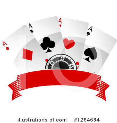 Poker Chips Clipart #1264684 by Vector Tradition SM