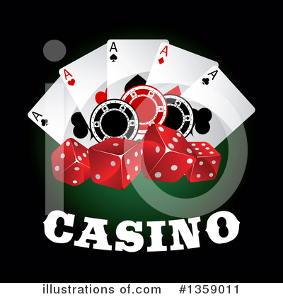 Royalty-Free (RF) Casino Clipart Illustration by Vector Tradition SM - Stock Sample #1359011