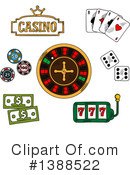 Casino Clipart #1388522 by Vector Tradition SM