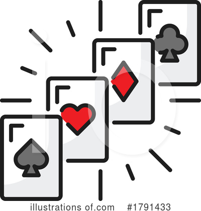 Playing Cards Clipart #1791433 by Vector Tradition SM