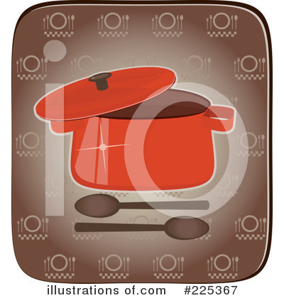 Casserole Clipart #225367 by Melisende Vector
