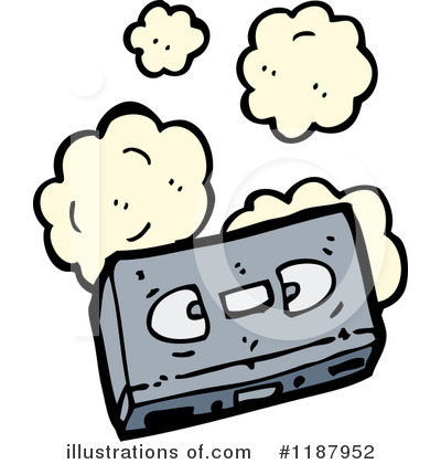 Royalty-Free (RF) Cassette Clipart Illustration by lineartestpilot - Stock Sample #1187952