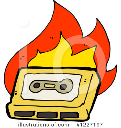 Cassette Tape Clipart #1227197 by lineartestpilot