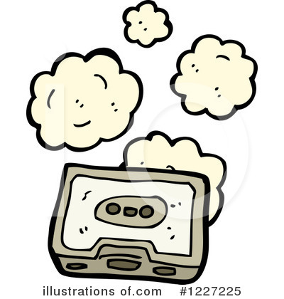 Royalty-Free (RF) Cassette Clipart Illustration by lineartestpilot - Stock Sample #1227225