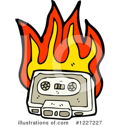 Cassette Tape Clipart #1227227 by lineartestpilot