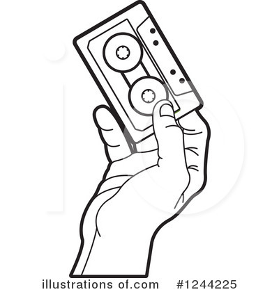 Cassette Tape Clipart #1244225 by Lal Perera