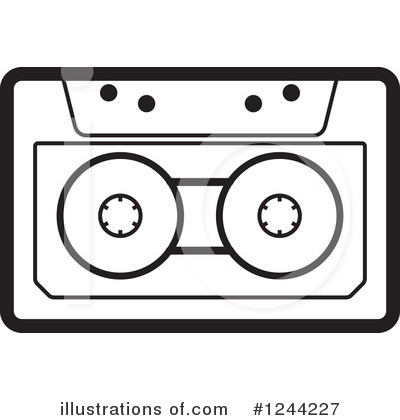 Cassette Tape Clipart #1244227 by Lal Perera
