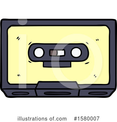 Cassette Tape Clipart #1580007 by lineartestpilot