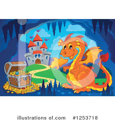 Royalty-Free (RF) Castle Clipart Illustration by visekart - Stock Sample #1253718