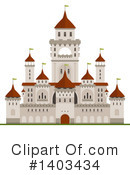 Castle Clipart #1403434 by Vector Tradition SM