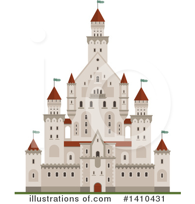 Fortress Clipart #1410431 by Vector Tradition SM