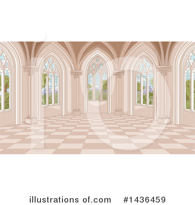 Royalty-Free (RF) Castle Clipart Illustration by Pushkin - Stock Sample #1436459