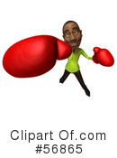 Casual Black Man Character Clipart #56865 by Julos