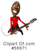 Casual Black Man Character Clipart #56871 by Julos
