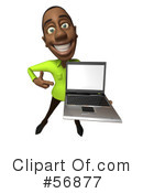 Casual Black Man Character Clipart #56877 by Julos