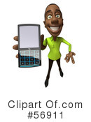 Casual Black Man Character Clipart #56911 by Julos