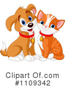 Cat And Dog Clipart #1109342 by Pushkin