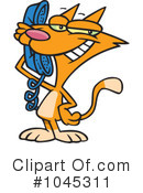 Cat Clipart #1045311 by toonaday