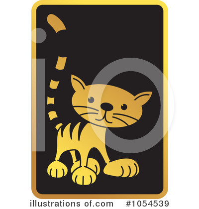 Royalty-Free (RF) Cat Clipart Illustration by Lal Perera - Stock Sample #1054539