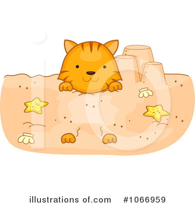 Royalty-Free (RF) Cat Clipart Illustration by BNP Design Studio - Stock Sample #1066959