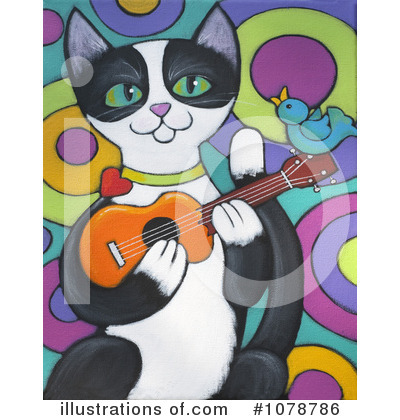 Royalty-Free (RF) Cat Clipart Illustration by Maria Bell - Stock Sample #1078786