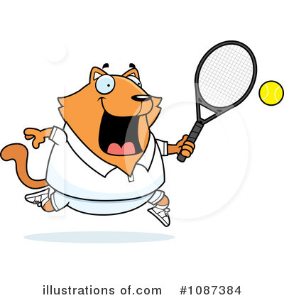 Tennis Clipart #1087384 by Cory Thoman