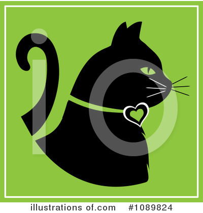 Black Cat Clipart #1089824 by Pams Clipart