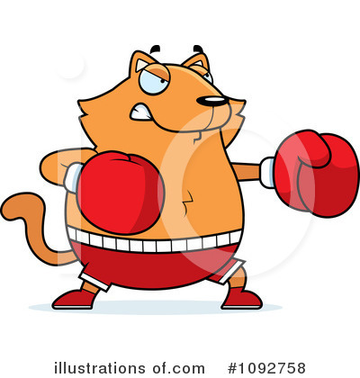 Boxer Clipart #1092758 by Cory Thoman
