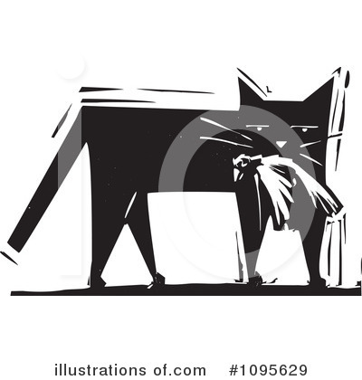 Royalty-Free (RF) Cat Clipart Illustration by xunantunich - Stock Sample #1095629