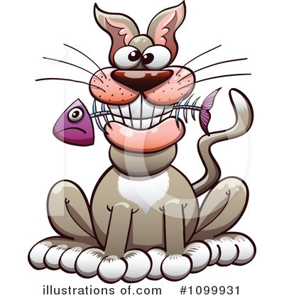 Royalty-Free (RF) Cat Clipart Illustration by Zooco - Stock Sample #1099931