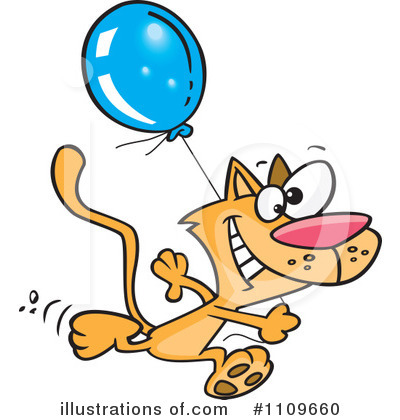 Royalty-Free (RF) Cat Clipart Illustration by toonaday - Stock Sample #1109660