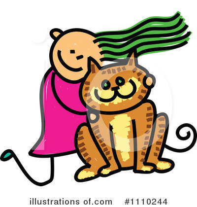 Royalty-Free (RF) Cat Clipart Illustration by Prawny - Stock Sample #1110244