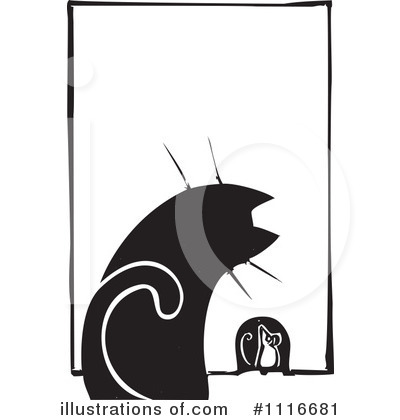 Royalty-Free (RF) Cat Clipart Illustration by xunantunich - Stock Sample #1116681