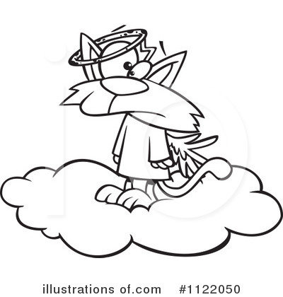 Royalty-Free (RF) Cat Clipart Illustration by toonaday - Stock Sample #1122050