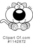 Cat Clipart #1142872 by Cory Thoman