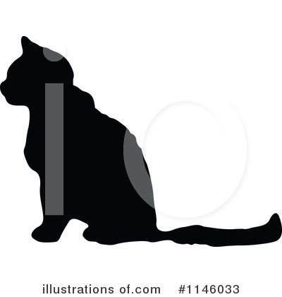 Royalty-Free (RF) Cat Clipart Illustration by Prawny Vintage - Stock Sample #1146033