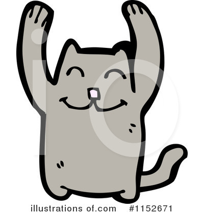 Royalty-Free (RF) Cat Clipart Illustration by lineartestpilot - Stock Sample #1152671