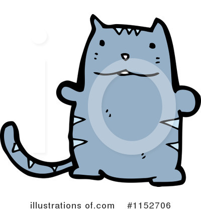 Royalty-Free (RF) Cat Clipart Illustration by lineartestpilot - Stock Sample #1152706
