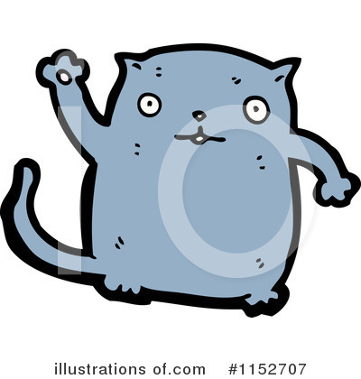 Royalty-Free (RF) Cat Clipart Illustration by lineartestpilot - Stock Sample #1152707