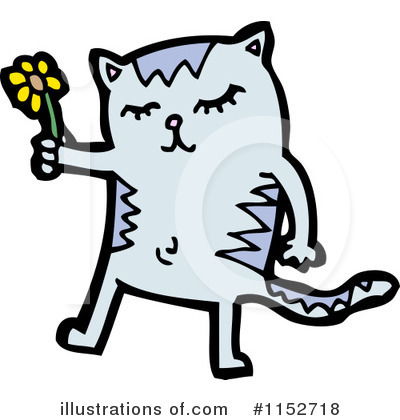Royalty-Free (RF) Cat Clipart Illustration by lineartestpilot - Stock Sample #1152718