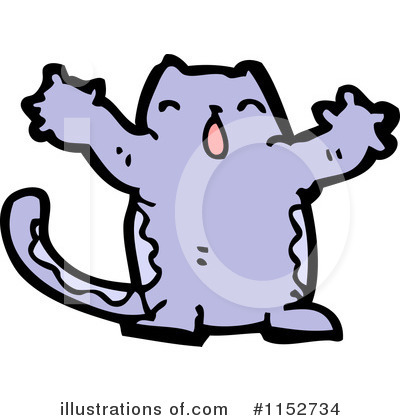 Royalty-Free (RF) Cat Clipart Illustration by lineartestpilot - Stock Sample #1152734