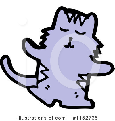 Royalty-Free (RF) Cat Clipart Illustration by lineartestpilot - Stock Sample #1152735