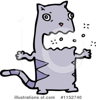 Royalty-Free (RF) Cat Clipart Illustration by lineartestpilot - Stock Sample #1152740